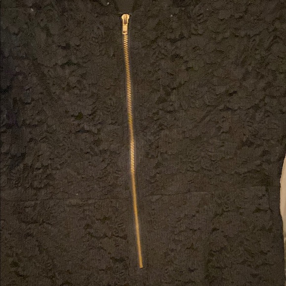 New York & Company Black Lace Romper - Picture 7 of 8